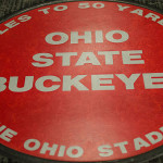 Ohio State Buckeyes floor mat