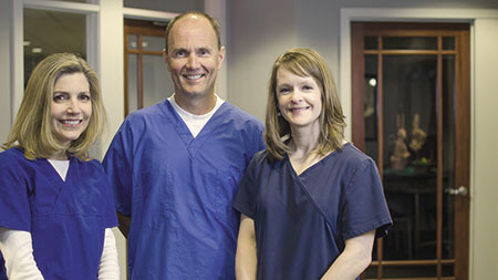3 Pediatric Dentists standing together